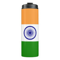 Thermische Tumbler met vlag van India