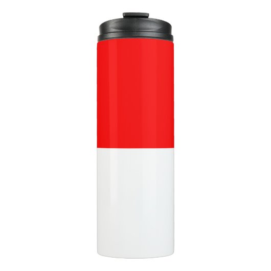 Thermische Tumbler met vlag van Indonesië Thermosbeker (Voorkant)
