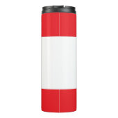 Thermische Tumbler met vlag van Libanon Thermosbeker (Achterkant)