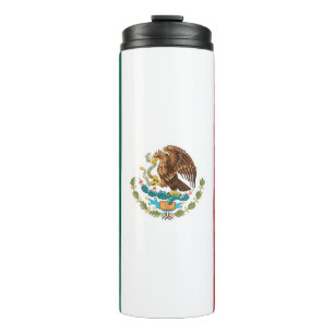 Thermische Tumbler met vlag van Mexico Thermosbeker