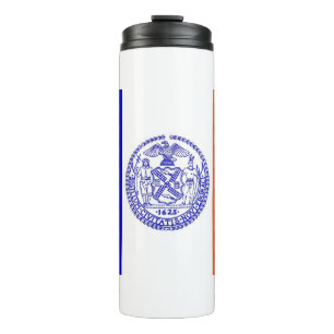Thermische Tumbler met vlag van New York City, Ver Thermosbeker