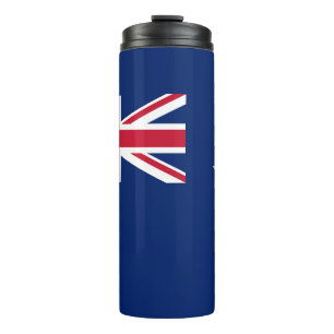 Thermische Tumbler met vlag van Nieuw-Zeeland Thermosbeker