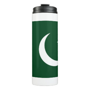 Thermische Tumbler met vlag van Pakistan Thermosbeker