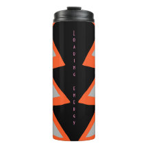 Thermische tumbler met zig Zag patroon