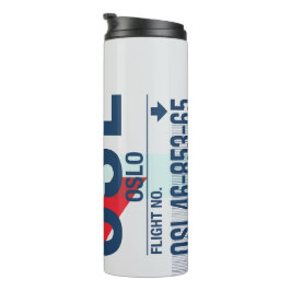 Thermische Tumbler – Travel Label geïnspireerd ont Thermosbeker