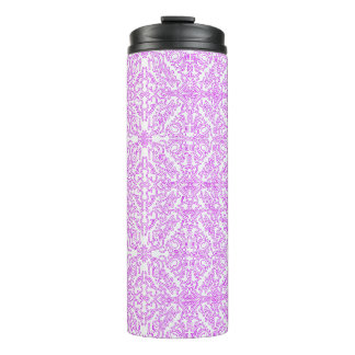 Thermische tumbler zachte roze droom Mandala-patro Thermosbeker