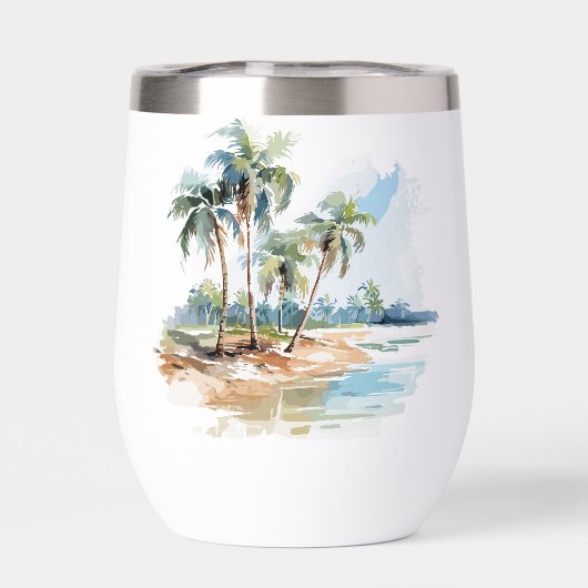 Thermische Tumbler - Zandstranden Collectie (Achterkant)