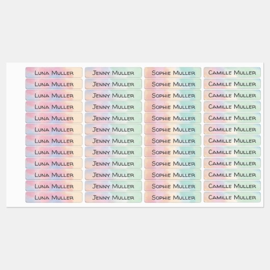 Thermocolapatielabels Minimalistisch Labels (Vel)