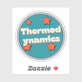 Thermodynamica Sticker (Vel)