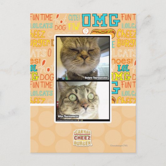 thermometer briefkaart (Voorkant)