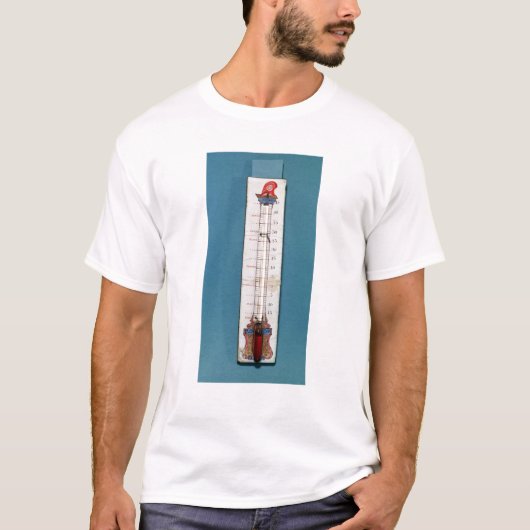 thermometer, voorzien van een frygienkap t-shirt (Voorkant)