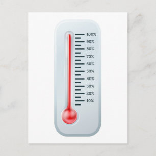 Thermometerafbeelding Briefkaart