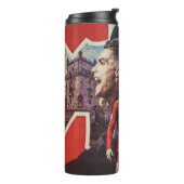 thermoplastische trommel thermosbeker (Gedraaid links)