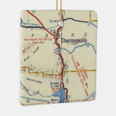 Thermopolis WY  Map Keramisch Ornament (Rechts)