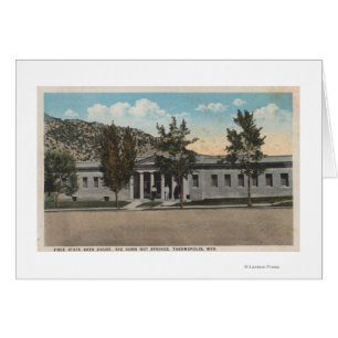 Thermopolis, WY - Vue de Big Horn Bath House