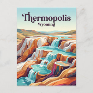 Thermopolis Wyoming Briefkaart