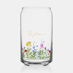 Thermos à café en acier inoxydable à fleurs sauvag