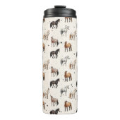 Thermos du cheval occidental (Devant)