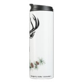 Thermosbecher mit Hirsch-Motiv Thermosbeker (Geroteerd rechts)