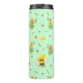 Thermosflasche mit Bienen und Glückskäfer Thermosbeker (Achterkant)