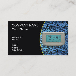 thermostaat voor koele instelling visitekaartje