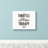 Thermotherapie Motorfiets Grip Canvas Afdruk (Insitu (Houten vloer))