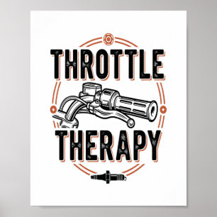 Thermotherapie Motorfiets Grip Poster