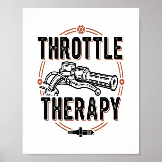 Thermotherapie Motorfiets Grip Poster (Voorkant)