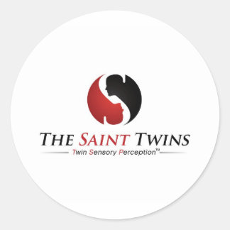 TheSaintTwins_jpg Ronde Sticker