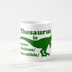 Thesaurus Dinosaur is Geweldige Koffiemok