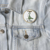 Thesaurus Dinosaur Ronde Button 5,7 Cm (In situ)