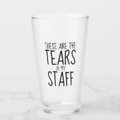 These Are The Tears Of My Staff Glas (Voorkant)