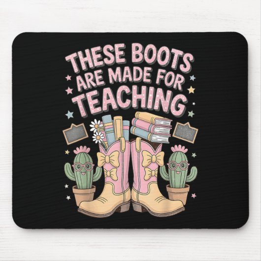 These Boots Are Made For Teaching Western Back To Muismat (Voorkant)