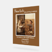 These Kids Are Getting Married The Night Before Acryl Bord (Hoek)