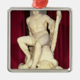 Theseus en de Minotaur, 1782 Metalen Ornament
