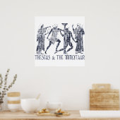 Theseus en de Minotaur Poster (Keuken)