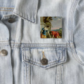 Theseus Finding z'n vaders zwaard, 1634 Vierkante Button 5,1 Cm (In situ)