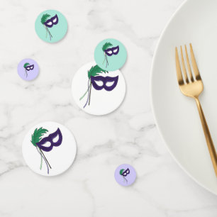 Thespian Drama Theater Maskerade Masker Mardi Gras Confetti