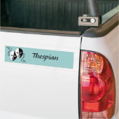 Thespian Mmaskers Bumpersticker (Op Truck)