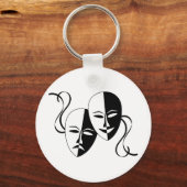 Thespian Mmaskers Sleutelhanger (Voorkant)