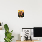 Thessaloniki Griekenland Agios Pavlos Travel Art R Poster (Thuiskantoor)