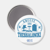 Thessaloniki Reizen Souvenir Magneet (Voorkant / Achterkant)