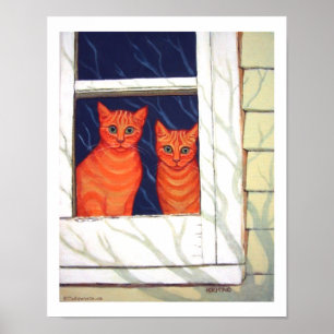 TheSuperiorCat - Binnenuitkijkend Poster