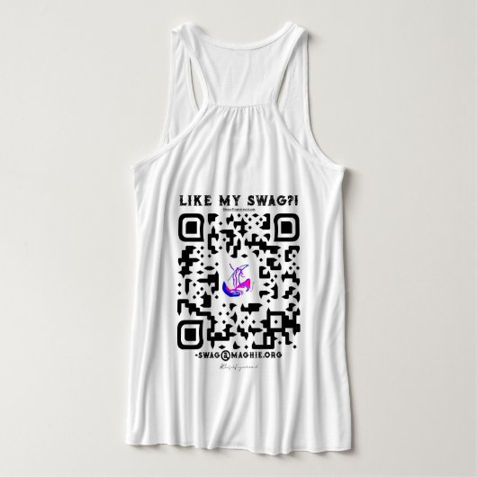 #thesurfingmermaid #SWAG@MAGHIE.ORG Tanktop (Design achterkant)