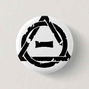 Theta Delta Therianthrope Pin Ronde Button 3,2 Cm