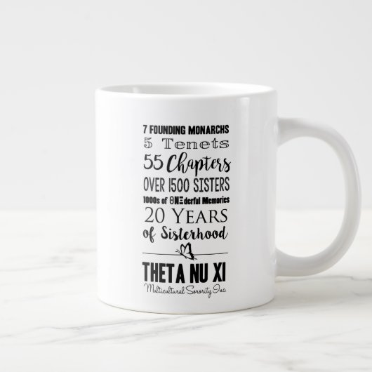 Theta Nu Xi 20e anniversaire de la Mug (Droite)