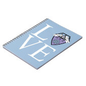 Theta Nu Xi LOVE notebook Notitieboek (Linkerzijde)