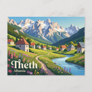 Theth Albanië Briefkaart