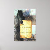 TheWishOfAHorse - Afgedrukt canvas (Voorkant)