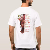 they whispered to her you cant withstand the storm t-shirt (Achterkant)